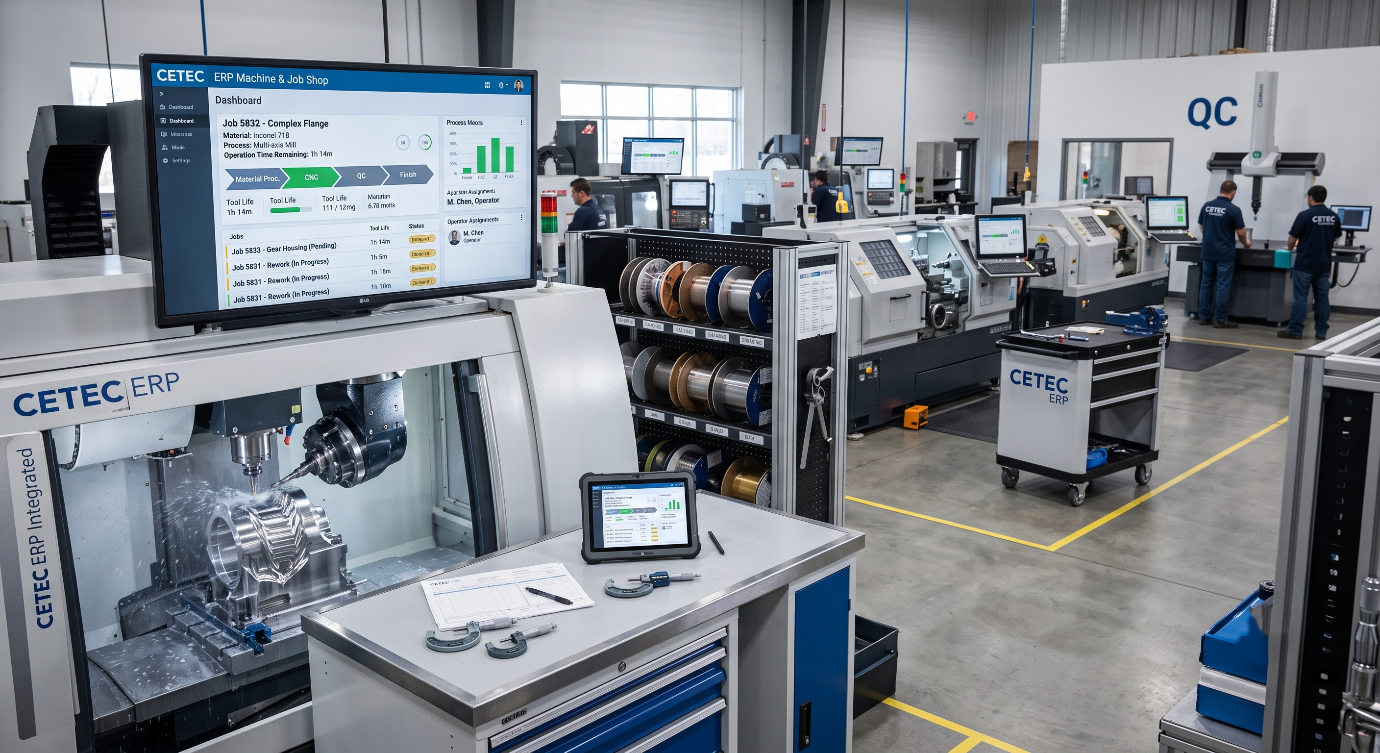 Manufacturing team in a conference room